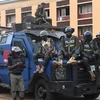 Cảnh sát Nigeria tuần tra tại Lagos. (Nguồn: AFP/TTXVN)