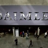 Biểu tượng Daimler tại cuộc họp thường niên của hãng ở Berlin, Đức. (Nguồn: AFP/TTXVN)