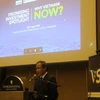 Tham tán Thương mại Việt Nam tại Malaysia Phạm Quốc Anh phát biểu tại hội thảo. (Ảnh: Cơ quan thường trú TTXVN tại Malaysia)