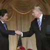 Thủ tướng Nhật Bản Shinzo Abe và Tổng thống Mỹ Donald Trump. (Nguồn: Kyodo)