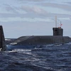 Tàu ngầm hạt nhân Yury Dolgoruky của Nga. (Nguồn: Reuters/TTXVN)