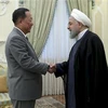 Tổng thống Iran Hassan Rouhani (phải) gặp Ngoại trưởng Triều Tiên Ri Yong-ho. (Nguồn: AP)