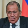 Ngoại trưởng Nga Sergey Lavrov phát biểu tại một cuộc họp báo ở Moskva. (Ảnh: AFP/TTXVN)