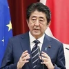 Thủ tướng Nhật Bản Shinzo Abe. (Ảnh: Kyodo/TTXVN)