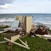 Nhà cửa bị phá hủy sau bão Maria tại Yabucoa, Puerto Rico ngày 28/9/2017. (Nguồn: AFP/TTXVN)