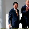Thủ tướng Shinzo Abe và Tổng thống Mỹ Donald Trump. (Nguồn: AP)