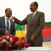 Thủ tướng Ethiopia Abiy Ahmed (trái) và Tổng thống Abiy Ahmed Isaias Afwerki. (Nguồn: africanews.com)