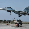 Máy bay cất cánh từ căn cứ không quân Hmeimim của Nga ở Syria. (Ảnh minh họa. Sputnik/TTXVN)