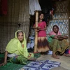 Người tị nạn Rohingya tại trại tị nạn Kutupalong, gần Cox's Bazar, Bangladesh ngày 10/8. (Ảnh: AFP/TTXVN)