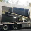 [Photo] Xe VinFast được di chuyển từ Italy tới Paris Motor show