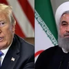Tổng thống Mỹ Donald Trump (trái) và người đồng cấp Iran Hassan Rouhani (phải). (Ảnh: AFP/TTXVN)