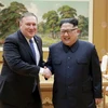 Ngoại trưởng Mỹ Mike Pompeo và nhà lãnh đạo Triều Tiên Kim Jong-un. (Nguồn: nationalinterest.org)