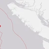 Vị trí 3 trận động đất. (Nguồn: cbc.ca)