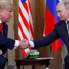 Tổng thống Mỹ Donald Trump và người đồng cấp Nga Vladimir Putin. (Nguồn: AP)