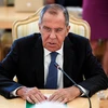 Ngoại trưởng Nga Sergei Lavrov trong cuộc họp tại Moskva. (Ảnh: AFP/TTXVN)