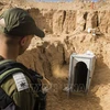 Binh sỹ Israel phá hủy một đường hầm tại khu vực biên giới Israel và Dải Gaza ngày 11/10/2018. (Ảnh minh họa. AFP/TTXVN)