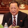Bộ trưởng Bộ Ngoại giao Triều Tiên Ri Yong Ho tại buổi hội đàm. (Ảnh: Văn Điệp/TTXVN)