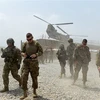 Binh sỹ Mỹ tại một căn cứ quân sự ở tỉnh Nangarhar, Afghanistan. (Ảnh: AFP/TTXVN)