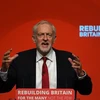 Lãnh đạo Công đảng đối lập Anh Jeremy Corbyn phát biểu tại một sự kiện ở Liverpool. (Ảnh: AFP/TTXVN)