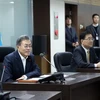 Tổng thống Hàn Quốc Moon Jae-in phát biểu trong một cuộc họp tại thủ đô Seoul ngày 12/12/2018. (Ảnh: Yonhap/TTXVN)