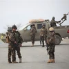 Lực lượng an ninh Afghanistan điều tra tại hiện trường một vụ tấn công ở Kabul ngày 11/12/2018. (Ảnh: THX/TTXVN)