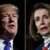 Tổng thống Mỹ Donald Trump và Chủ tịch Hạ viện Nancy Pelosi. (Nguồn: CNN)