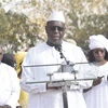 Tổng thống Senegal Macky Sall phát biểu tại Fatick, Senegal. (Ảnh: THX/TTXVN)