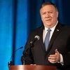 Ngoại trưởng Mỹ Mike Pompeo tại cuộc họp báo ở Washington, DC. (Ảnh: AFP/TTXVN)