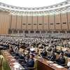 Toàn cảnh một phiên họp Quốc hội Triều Tiên tại Bình Nhưỡng. (Nguồn: Kfa Usa/TTXVN)
