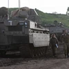 Binh sỹ Israel được triển khai tại Cao nguyên Golan do Israel chiếm đóng, ngày 25/3/2019. (Ảnh: THX/TTXVN)