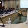 Đối thoại lần 2 giữa Hội đồng Các vấn đề thế giới của Ấn Độ (ICWA) và Viện Hàn lâm Khoa học xã hội Việt Nam (VASS). (Ảnh: Huy Lê/Vietnam+)