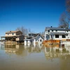 Cảnh ngập lụt tại Canada ngày 22/4/2019. (Ảnh: AFP/TTXVN)
