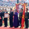 [Photo] Tỉnh Điện Biên tổ chức míttinh kỷ niệm những ngày lễ lớn