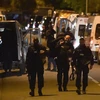 Cảnh sát được triển khai tại hiện trường vụ bắt cóc con tin ở Blagnac, gần Toulouse, Tây Nam Pháp ngày 7/5/2019. (Ảnh: AFP/TTXVN)