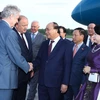 [Photo] Thủ tướng Nguyễn Xuân Phúc và Phu nhân đến Saint Petersburg
