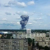 Quang cảnh vụ nổ nhìn từ xa. (Nguồn: sputniknews.com)