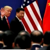 Tổng thống Mỹ Donald Trump và Chủ tịch Trung Quốc Tập Cận Bình. (Nguồn: Reuters)
