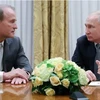 Tổng thống Nga Vladimir Putin và ông Viktor Medvedchuk. (Nguồn: AFP)