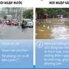 [Infographics] Những lưu ý khi tham gia giao thông trong mùa mưa
