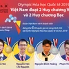 [Infographics] Đội tuyển Olympic Hóa học Việt Nam đoạt 2 HCV, 2 HCB 