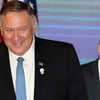 Ngoại trưởng Mỹ Mike Pompeo (trái) và người đồng cấp Thái Lan Don Pramudwinai tại Bangkok ngày 1/8. (Nguồn: AP) 