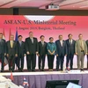 Bộ trưởng Ngoại giao ASEAN-Mỹ chụp ảnh chung. (Ảnh: Ngọc Quang-Hữu Kiên/TTXVN)