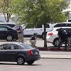Cảnh sát điều tra tại hiện trường vụ xả súng ở El Paso, Mỹ, ngày 4/8/2019. (Ảnh: THX/TTXVN)