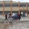 Một trường học bị hư hại sau các cuộc không kích ở tỉnh Idlib, Syria. (Ảnh: AFP/TTXVN)