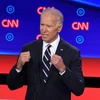 Cựu Phó Tổng thống Mỹ Joe Biden trong cuộc tranh luận trực tiếp với các ứng viên Tổng thống ở Detroit, Michigan ngày 31/7/2019. (Ảnh: AFP/TTXVN)