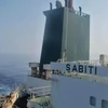 Tàu chở dầu Sabiti của Iran tại Biển Đỏ ngày 10/10. (Ảnh: AFP/TTXVN)