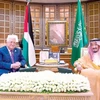 Quốc vương nước này Salman bin Abdul Aziz Al Saud đã tiếp Tổng thống Palestine Mahmoud Abbas