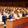 [Photo] Quang cảnh phiên khai mạc Kỳ họp thứ Tám, Quốc hội khóa XIV