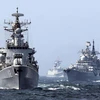 Các tàu chiến của Trung Quốc tại Biển Đông. (Ảnh: AP)