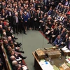 Thủ tướng Johnson phát biểu tại một phiên họp. (Ảnh: AFP/TTXVN)